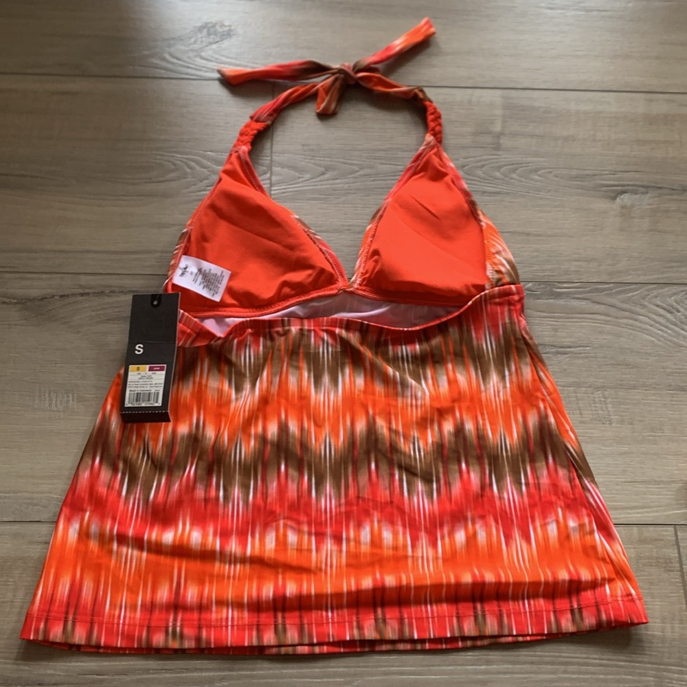NWT Target Mossimo Orange and Brown Bikini Bottoms S Top & M Bottom - Picture 7 of 14